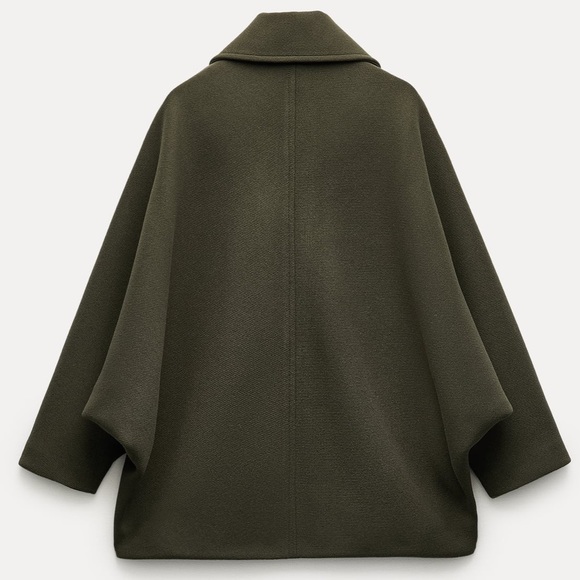 Zara Wool Blend Short Coat - Picture 13 of 16